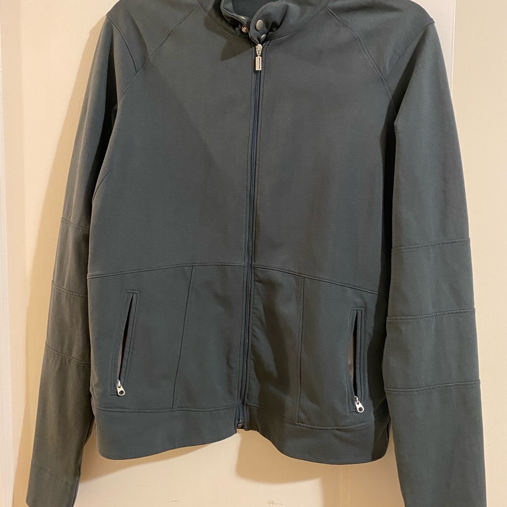 Nau Charcoal/Blue Windbreaker Jacket